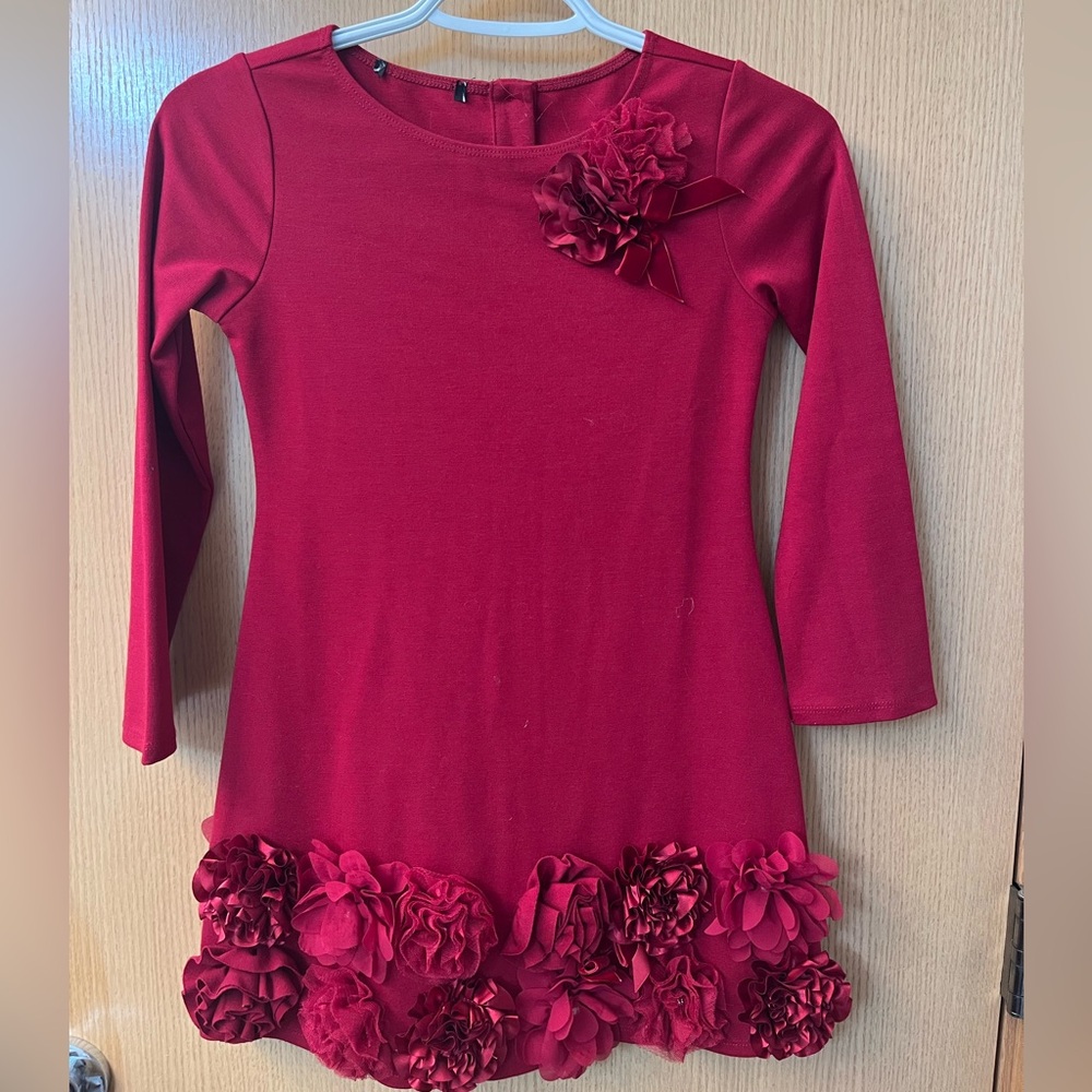 Super cute , party girls red dress size 8.